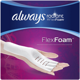 Always Radiant Infinity Regular With Wings Scented Pads