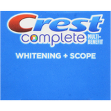 Crest Complete Multi-Benefit Whitening + Scope Citrus Splash