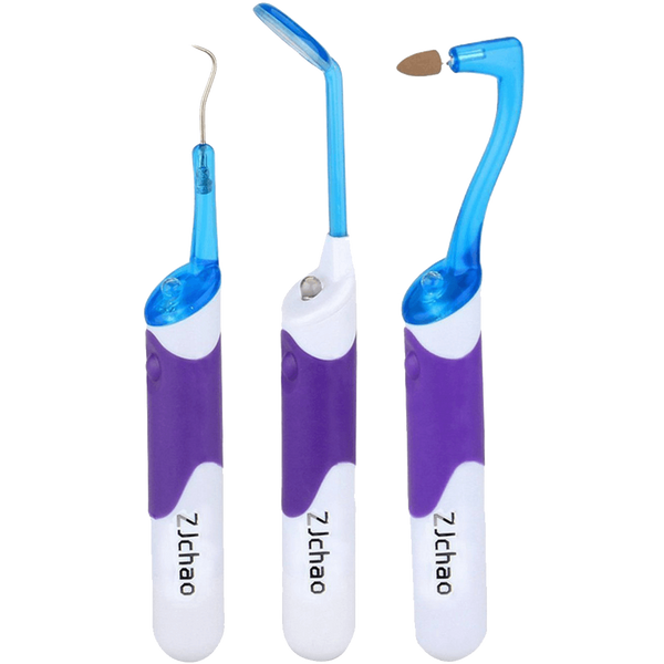 ZJchao 3 in 1 Oral Dental Hygeine LED Professional Cleaning Tool Kits
