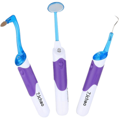 ZJchao 3 in 1 Oral Dental Hygeine LED Professional Cleaning Tool Kits